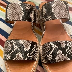 Sarto snake print Summer sandals